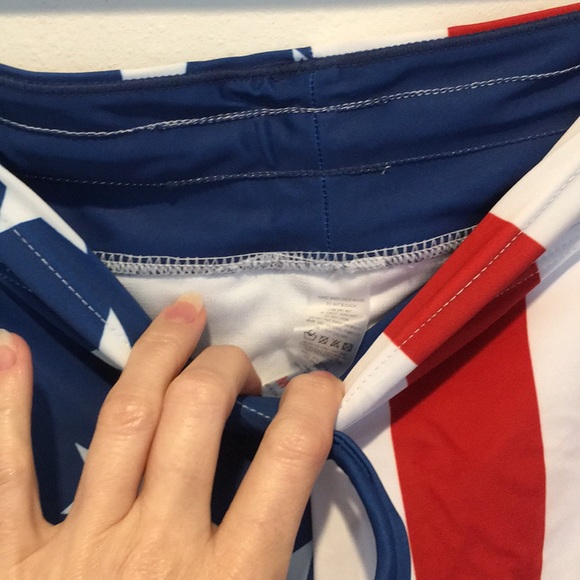 New Women’s Patriotic American Flag Swim Board Shorts Small Medium Large XL 3XL - Picture 5 of 8